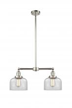 Innovations Lighting 209-PN-G72 - Bell - 2 Light - 21 inch - Polished Nickel - Stem Hung - Island Light