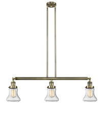 Innovations Lighting 213-AB-G194 - Bellmont - 3 Light - 39 inch - Antique Brass - Stem Hung - Island Light