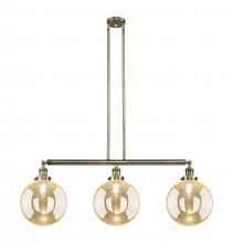 Innovations Lighting 213-AB-G208-10 - Beacon - 3 Light - 42 inch - Antique Brass - Stem Hung - Island Light