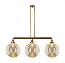 Innovations Lighting 213-BB-G208-12 - Beacon - 3 Light - 44 inch - Brushed Brass - Stem Hung - Island Light