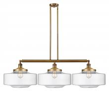 Innovations Lighting 213-BB-G692-16 - Bridgeton - 3 Light - 50 inch - Brushed Brass - Stem Hung - Island Light