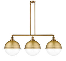  213-BB-HFS-122-BB-LED - Hampden - 3 Light - 45 inch - Brushed Brass - Stem Hung - Island Light