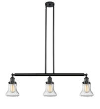 Innovations Lighting 213-BK-G194 - Bellmont - 3 Light - 39 inch - Matte Black - Stem Hung - Island Light