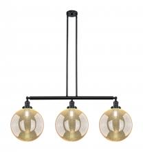 Innovations Lighting 213-BK-G208-12 - Beacon - 3 Light - 44 inch - Matte Black - Stem Hung - Island Light