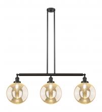 Innovations Lighting 213-OB-G208-10 - Beacon - 3 Light - 42 inch - Oil Rubbed Bronze - Stem Hung - Island Light