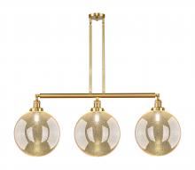 Innovations Lighting 213-SG-G208-12 - Beacon - 3 Light - 44 inch - Satin Gold - Stem Hung - Island Light