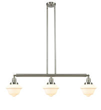 Innovations Lighting 213-SN-G531 - Oxford - 3 Light - 40 inch - Brushed Satin Nickel - Stem Hung - Island Light