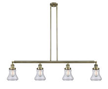 Innovations Lighting 214-AB-G192 - Bellmont - 4 Light - 51 inch - Antique Brass - Stem Hung - Island Light