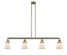 Innovations Lighting 214-AB-G61 - Cone - 4 Light - 51 inch - Antique Brass - Stem Hung - Island Light