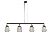 Innovations Lighting 214-BAB-G142 - Chatham - 4 Light - 51 inch - Black Antique Brass - Stem Hung - Island Light