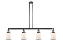 Innovations Lighting 214-BAB-G181 - Canton - 4 Light - 51 inch - Black Antique Brass - Stem Hung - Island Light