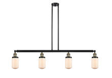 Innovations Lighting 214-BAB-G311 - Dover - 4 Light - 49 inch - Black Antique Brass - Stem Hung - Island Light