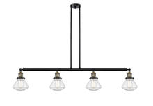 Innovations Lighting 214-BAB-G322 - Olean - 4 Light - 51 inch - Black Antique Brass - Stem Hung - Island Light