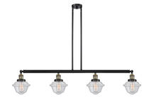 Innovations Lighting 214-BAB-G534 - Oxford - 4 Light - 52 inch - Black Antique Brass - Stem Hung - Island Light