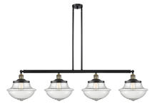 Innovations Lighting 214-BAB-G544 - Oxford - 4 Light - 54 inch - Black Antique Brass - Stem Hung - Island Light