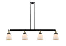 Innovations Lighting 214-BAB-G61 - Cone - 4 Light - 51 inch - Black Antique Brass - Stem Hung - Island Light