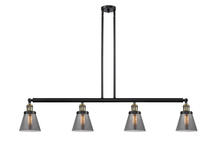 Innovations Lighting 214-BAB-G63 - Cone - 4 Light - 51 inch - Black Antique Brass - Stem Hung - Island Light