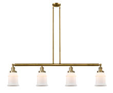 Innovations Lighting 214-BB-G181 - Canton - 4 Light - 51 inch - Brushed Brass - Stem Hung - Island Light