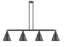  214-BK-M13-BK-LED - Appalachian - 4 Light - 52 inch - Matte Black - Stem Hung - Island Light