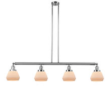 Innovations Lighting 214-PC-G171 - Fulton - 4 Light - 51 inch - Polished Chrome - Stem Hung - Island Light