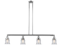 Innovations Lighting 214-PC-G184S - Canton - 4 Light - 51 inch - Polished Chrome - Stem Hung - Island Light