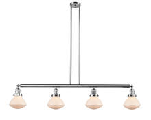 Innovations Lighting 214-PC-G321 - Olean - 4 Light - 51 inch - Polished Chrome - Stem Hung - Island Light