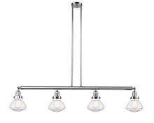 Innovations Lighting 214-PC-G322 - Olean - 4 Light - 51 inch - Polished Chrome - Stem Hung - Island Light