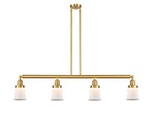 Innovations Lighting 214-SG-G181S - Canton - 4 Light - 51 inch - Satin Gold - Stem Hung - Island Light