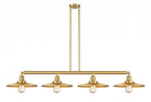 Innovations Lighting 214-SG-MFR-SG-12 - Appalachian - 4 Light - 57 inch - Satin Gold - Stem Hung - Island Light