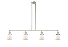 Innovations Lighting 214-SN-G181S - Canton - 4 Light - 51 inch - Brushed Satin Nickel - Stem Hung - Island Light