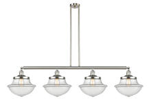 Innovations Lighting 214-SN-G542 - Oxford - 4 Light - 54 inch - Brushed Satin Nickel - Stem Hung - Island Light