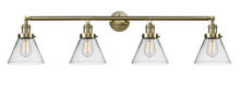 Innovations Lighting 215-AB-G42 - Cone - 4 Light - 44 inch - Antique Brass - Bath Vanity Light