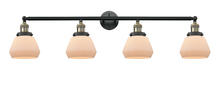 Innovations Lighting 215-BAB-G171 - Fulton - 4 Light - 43 inch - Black Antique Brass - Bath Vanity Light