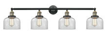 Innovations Lighting 215-BAB-G72 - Bell - 4 Light - 44 inch - Black Antique Brass - Bath Vanity Light