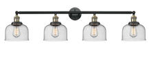 Innovations Lighting 215-BAB-G74 - Bell - 4 Light - 44 inch - Black Antique Brass - Bath Vanity Light