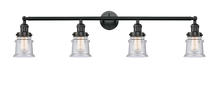 Innovations Lighting 215-BK-G184S - Canton - 4 Light - 42 inch - Matte Black - Bath Vanity Light