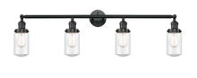 Innovations Lighting 215-BK-G314 - Dover - 4 Light - 43 inch - Matte Black - Bath Vanity Light