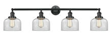 Innovations Lighting 215-BK-G72 - Bell - 4 Light - 44 inch - Matte Black - Bath Vanity Light