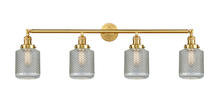 Innovations Lighting 215-SG-G262 - Stanton - 4 Light - 44 inch - Satin Gold - Bath Vanity Light