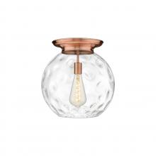 Innovations Lighting 221-1F-AC-G1215-16 - Athens Water Glass - 1 Light - 16 inch - Antique Copper - Flush Mount
