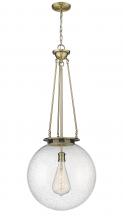 Innovations Lighting 221-1P-AB-G204-18 - Beacon - 1 Light - 18 inch - Antique Brass - Chain Hung - Pendant