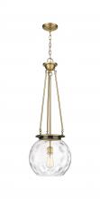 Innovations Lighting 221-1P-BB-G1215-14 - Athens Water Glass - 1 Light - 13 inch - Brushed Brass - Chain Hung - Pendant