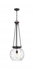 Innovations Lighting 221-1P-OB-G1215-14 - Athens Water Glass - 1 Light - 13 inch - Oil Rubbed Bronze - Chain Hung - Pendant