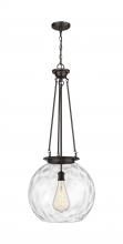 Innovations Lighting 221-1P-OB-G1215-18 - Athens Water Glass - 1 Light - 18 inch - Oil Rubbed Bronze - Chain Hung - Pendant