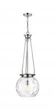 Innovations Lighting 221-1P-PC-G1215-14 - Athens Water Glass - 1 Light - 13 inch - Polished Chrome - Chain Hung - Pendant