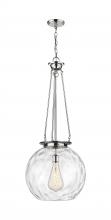 Innovations Lighting 221-1P-PC-G1215-18 - Athens Water Glass - 1 Light - 18 inch - Polished Chrome - Chain Hung - Pendant