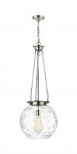 Innovations Lighting 221-1P-PN-G1215-16 - Athens Water Glass - 1 Light - 16 inch - Polished Nickel - Chain Hung - Pendant