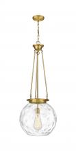 Innovations Lighting 221-1P-SG-G1215-16 - Athens Water Glass - 1 Light - 16 inch - Satin Gold - Chain Hung - Pendant