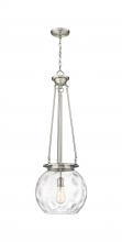 Innovations Lighting 221-1P-SN-G1215-14 - Athens Water Glass - 1 Light - 13 inch - Satin Nickel - Chain Hung - Pendant