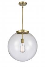 Innovations Lighting 221-1S-AB-G202-16 - Beacon - 1 Light - 16 inch - Antique Brass - Cord hung - Pendant